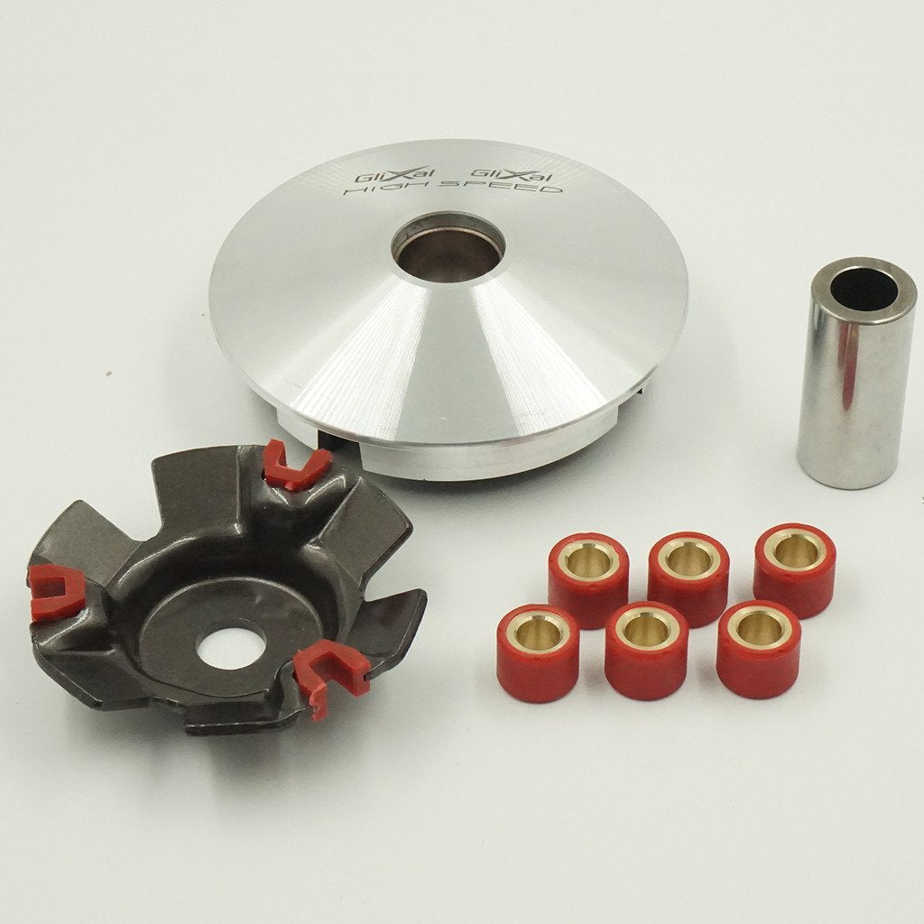 Glixal High Performance Racing Variator Kit for GY6 125cc 150cc Scooters with 13g Roller Weights - Fits 152QMI 157QMJ Engines